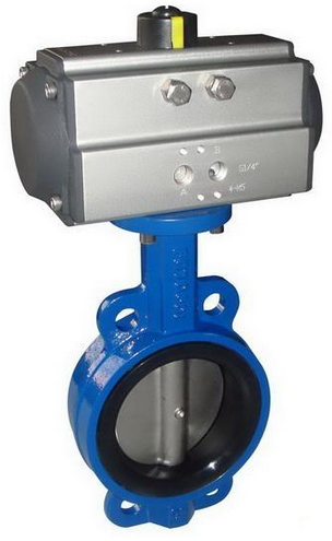 D671X气动对夹式蝶阀